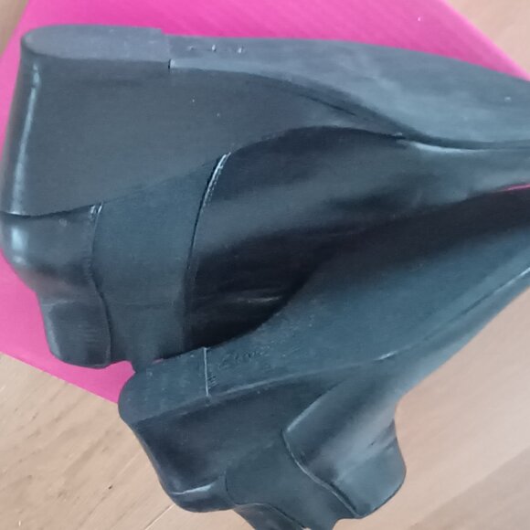 Clark's leather upper ankle boots black - Picture 8 of 9